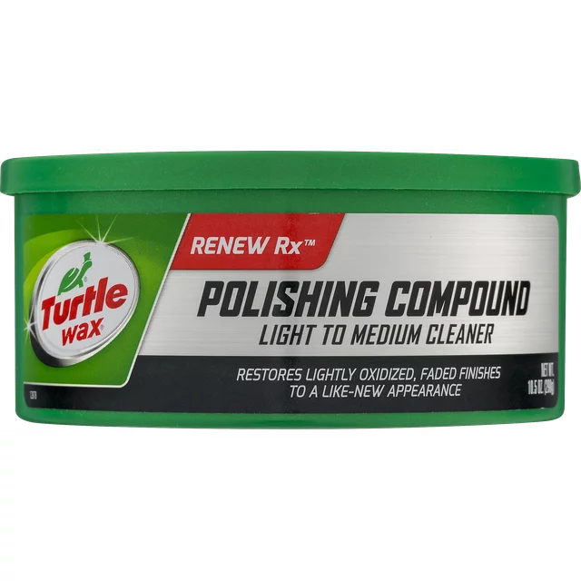 Turtle Wax Renew Rx Polishing Compound Light To Medium Cleaner, 10.5 OZ