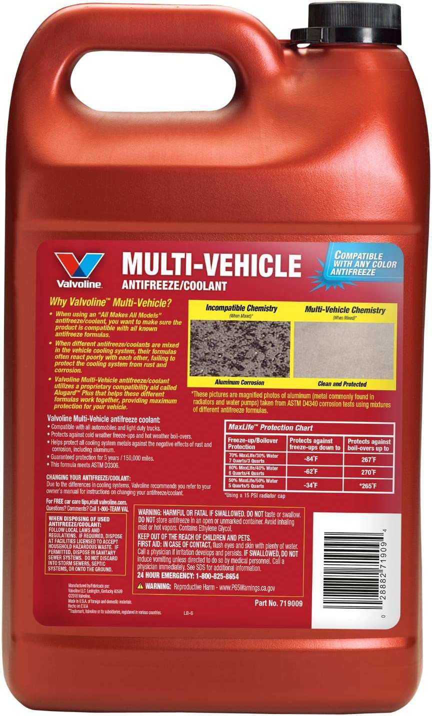 Valvoline Antifreeze Coolant,1 gal.,Concentrated  719009