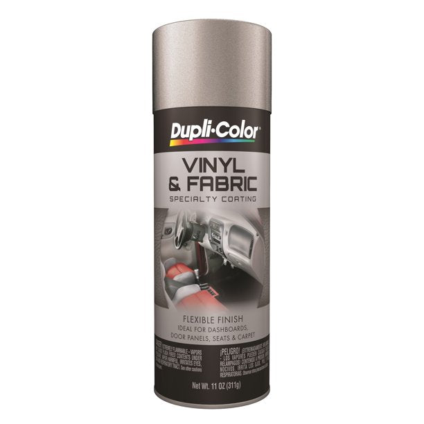 Duplicolor HVP103 Vinyl & Fabric Spray Paint Silver - 11 oz