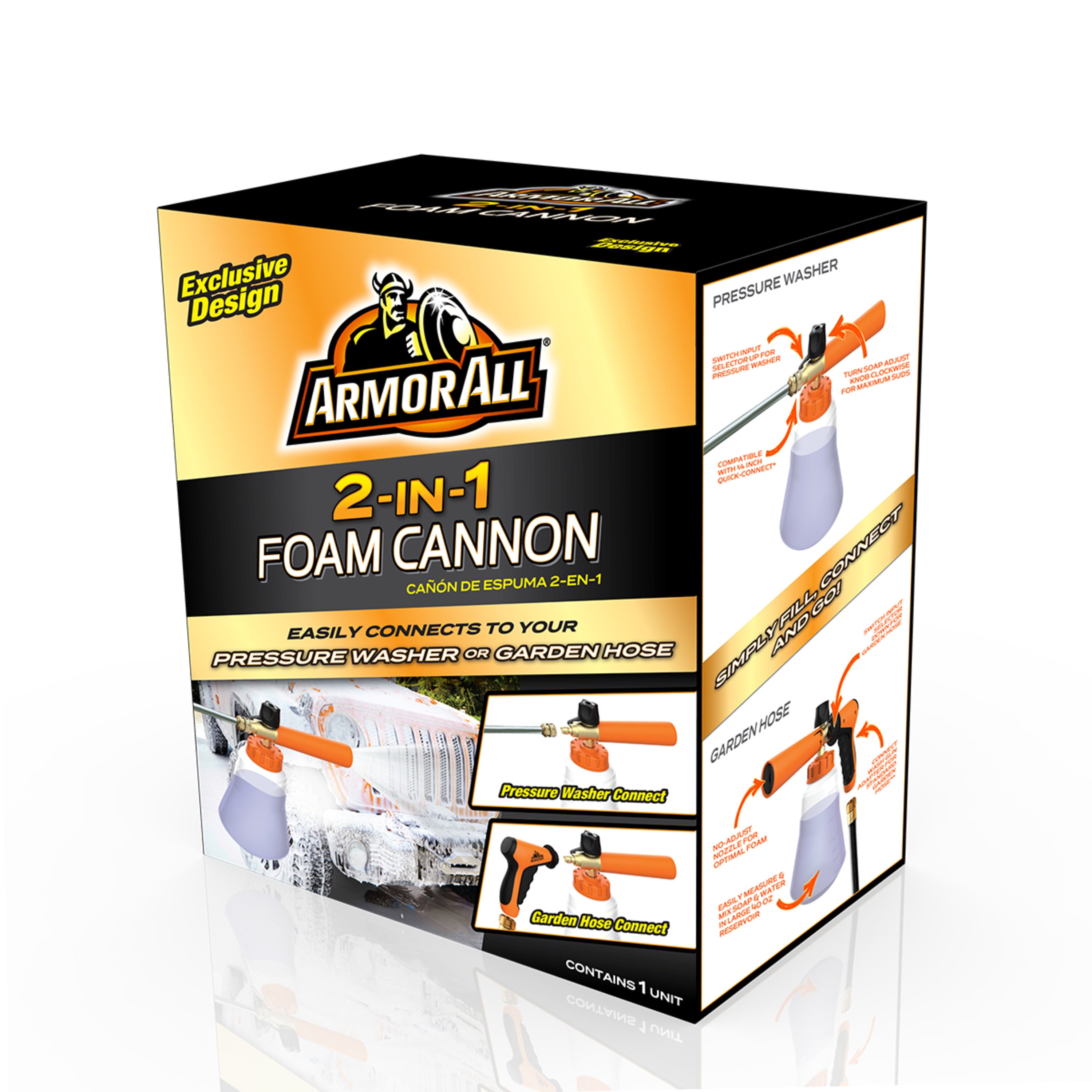 Armor All 2-in-1 Foam Cannon Kit, 40oz