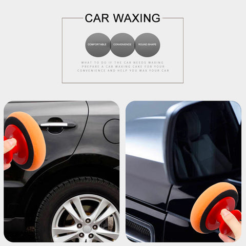 Hands DIY Car Polishing Pads Kit Waxing Buffing Cleaning Sponge Foam Polisher Hand Tools for Car Sanding, Polishing, Waxing, Sealing Glaze