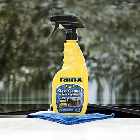 Rain-x Glass Cleaner + Rain Repellent, 23 oz