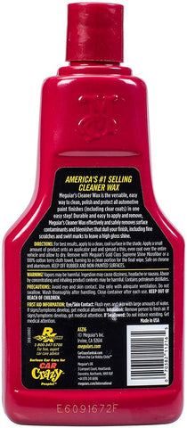 Meguiars A1216 Cleaner Wax, 16 Fluid Ounces