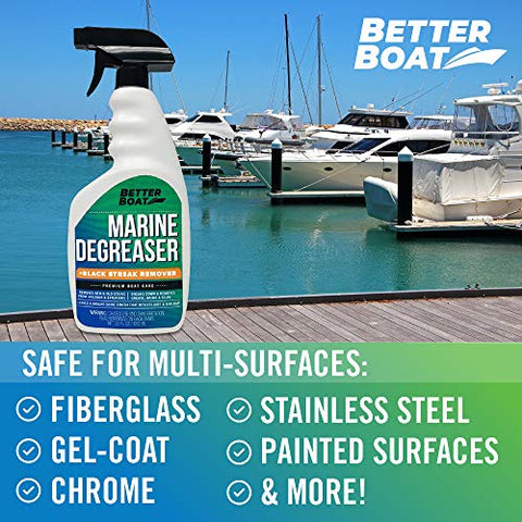 Marine Degreaser Black Streak Remover Fiberglass and Engine