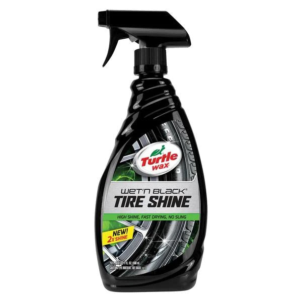 Turtle Wax Wet'n Black Ultra Wet Tire Shine - 23 oz- No Spray Nozzle