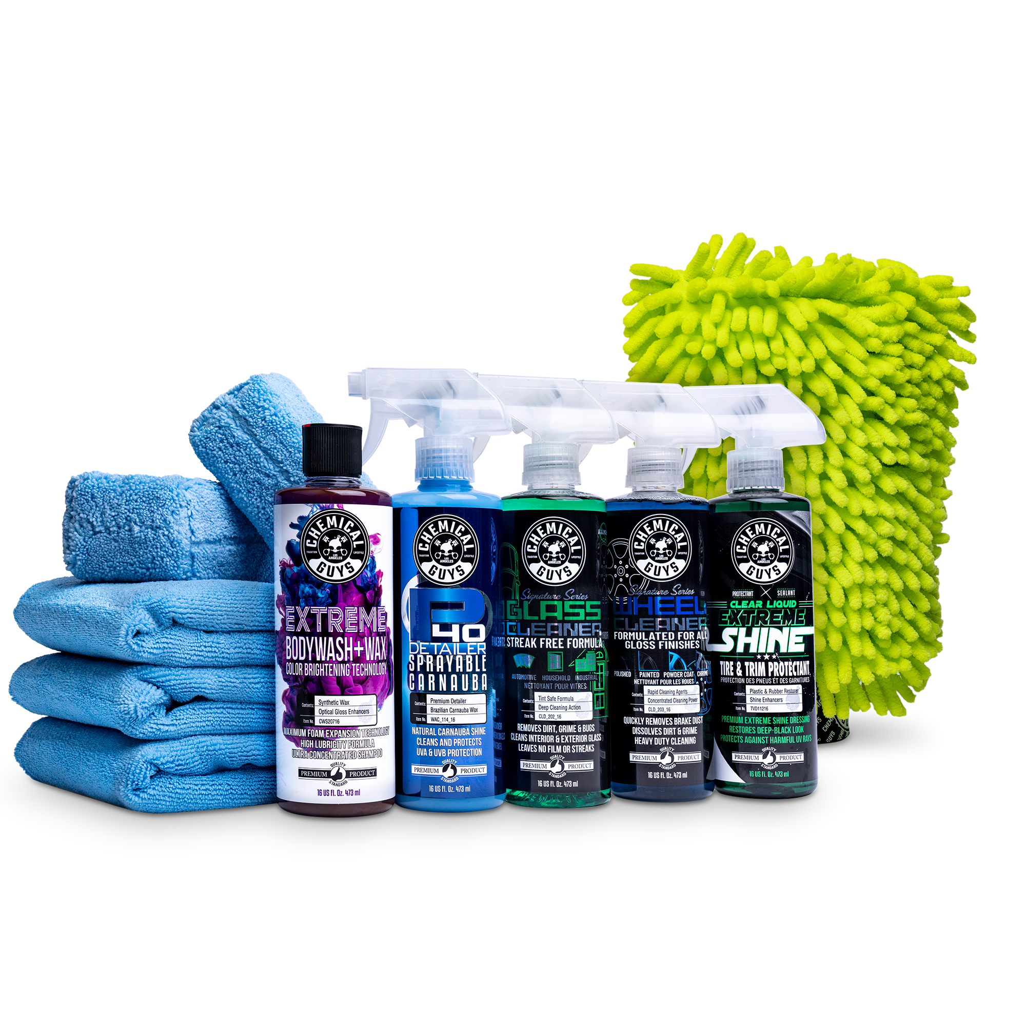 Chemical Guys HOL368 Complete Wash, Shine & Protect Car Care Kit (11 Items)