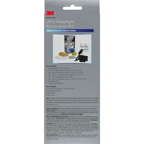 3M Ultra Headlight Restoration Kit 39195