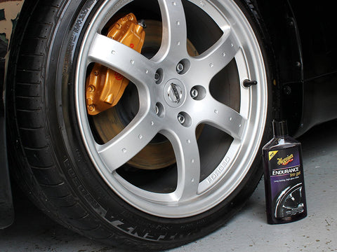 Meguiar's Endurance Tire Gel, Rich Purple Liquid, Glossy Shine - Tire Care, 16 Oz