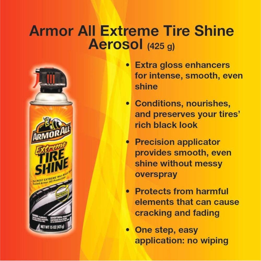 Armor All Extreme Tire Shine Aerosol - 15 OZ