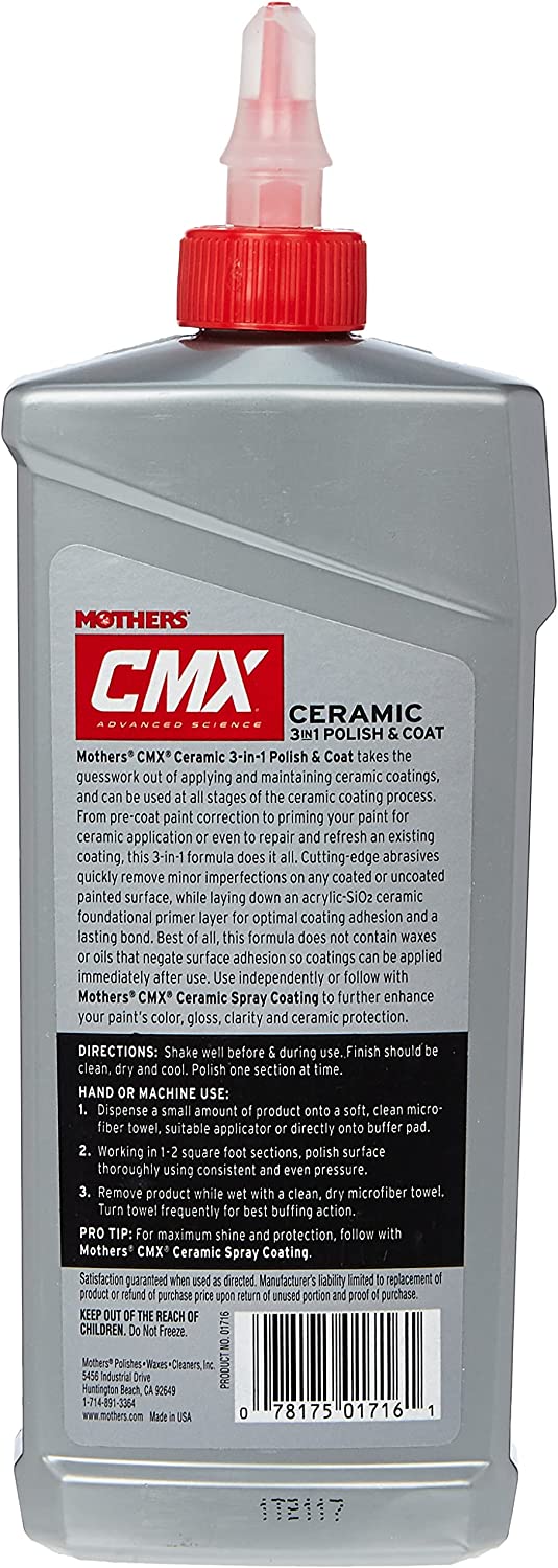 Mothers 01548 CMX Ceramic Wash & Coat, 48 oz.