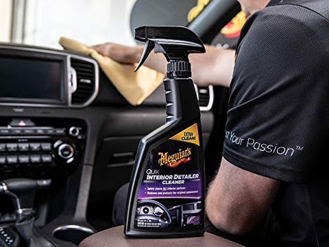 Meguiar's Quik Interior Detailer Cleaner, G13616, 16 Oz