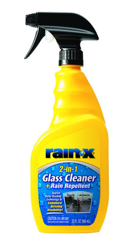 Rain-x Glass Cleaner + Rain Repellent, 23 oz