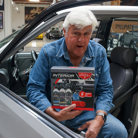 Jay Leno's Garage Interior Essentials Detailing Kit (6 Piece) - All-in-one Interior Car Cleaning Kit