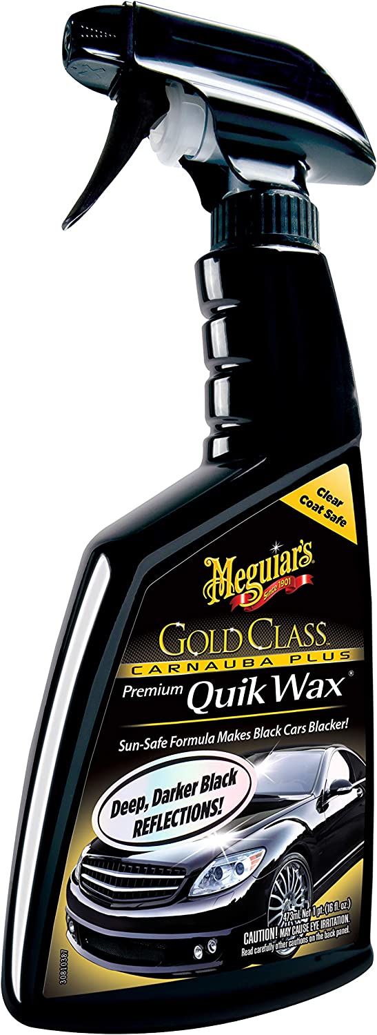 Meguiar's G7716 Gold Class Carnauba Plus Premium Quick Wax - 16 Oz Spray Bottle