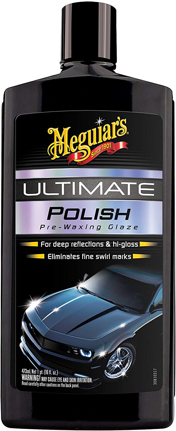 Meguiar's Ultimate Polish, High-Gloss Pre-Wax Car Polish - 20 Oz Bottle