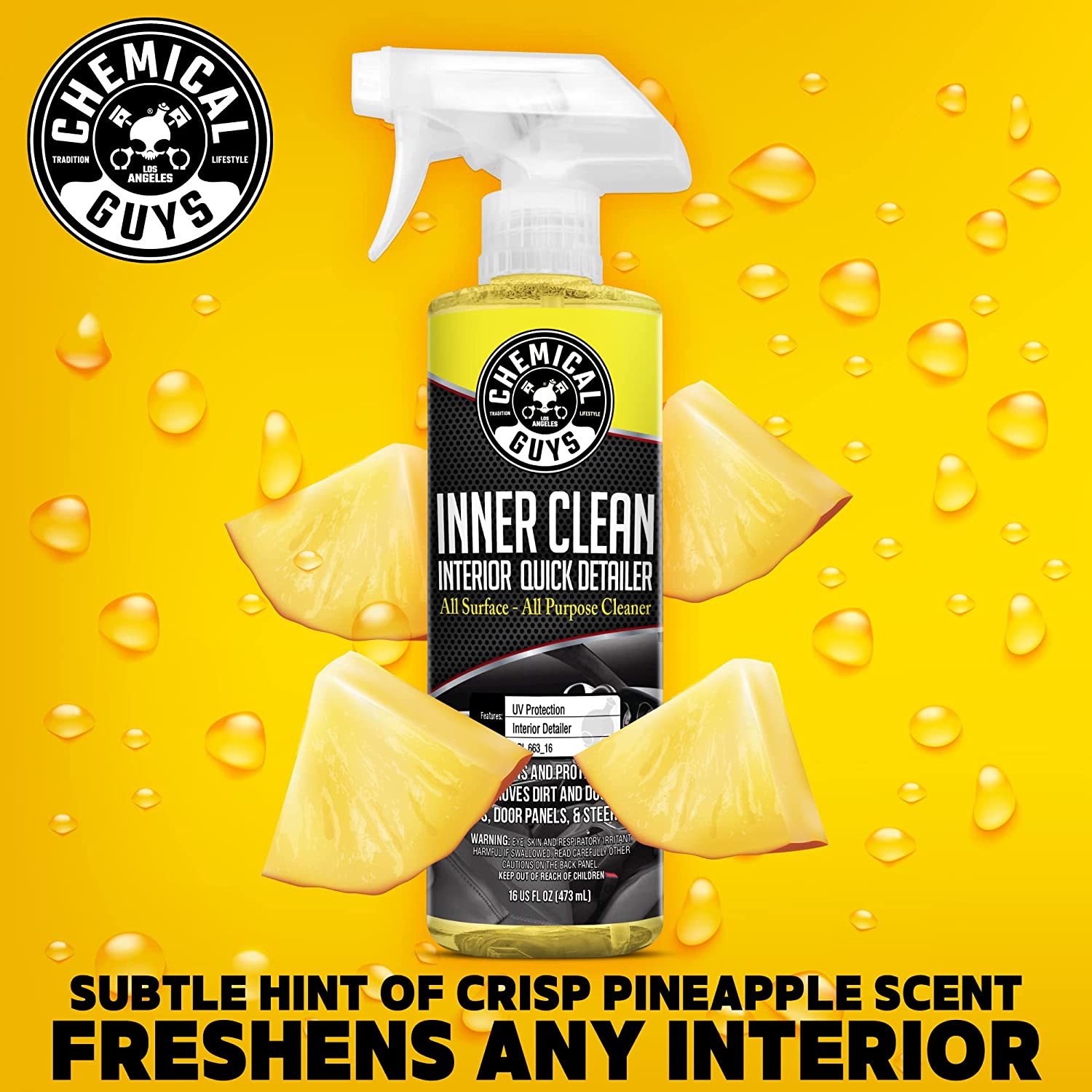 Chemical Guys SPI_663_16 InnerClean Interior Quick Detailer and Protectant, 16 oz