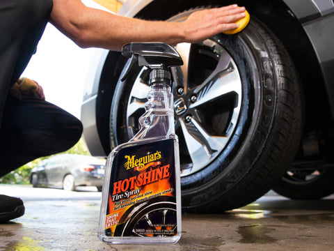 Meguiar's Hot Shine Tire Spray, G12024, 24 Oz