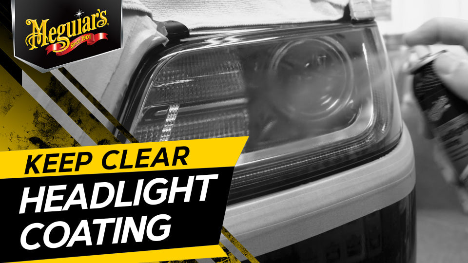 Meguiar's Keep Clear Headlight Coating - Maintain The Clarity Of Your Headlights, G17804, 4 Oz