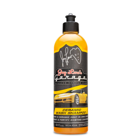 Jay Leno's Garage Ceramic Car Wash Shampoo (16 oz) - Clean, Protect & Boosts Car Paint