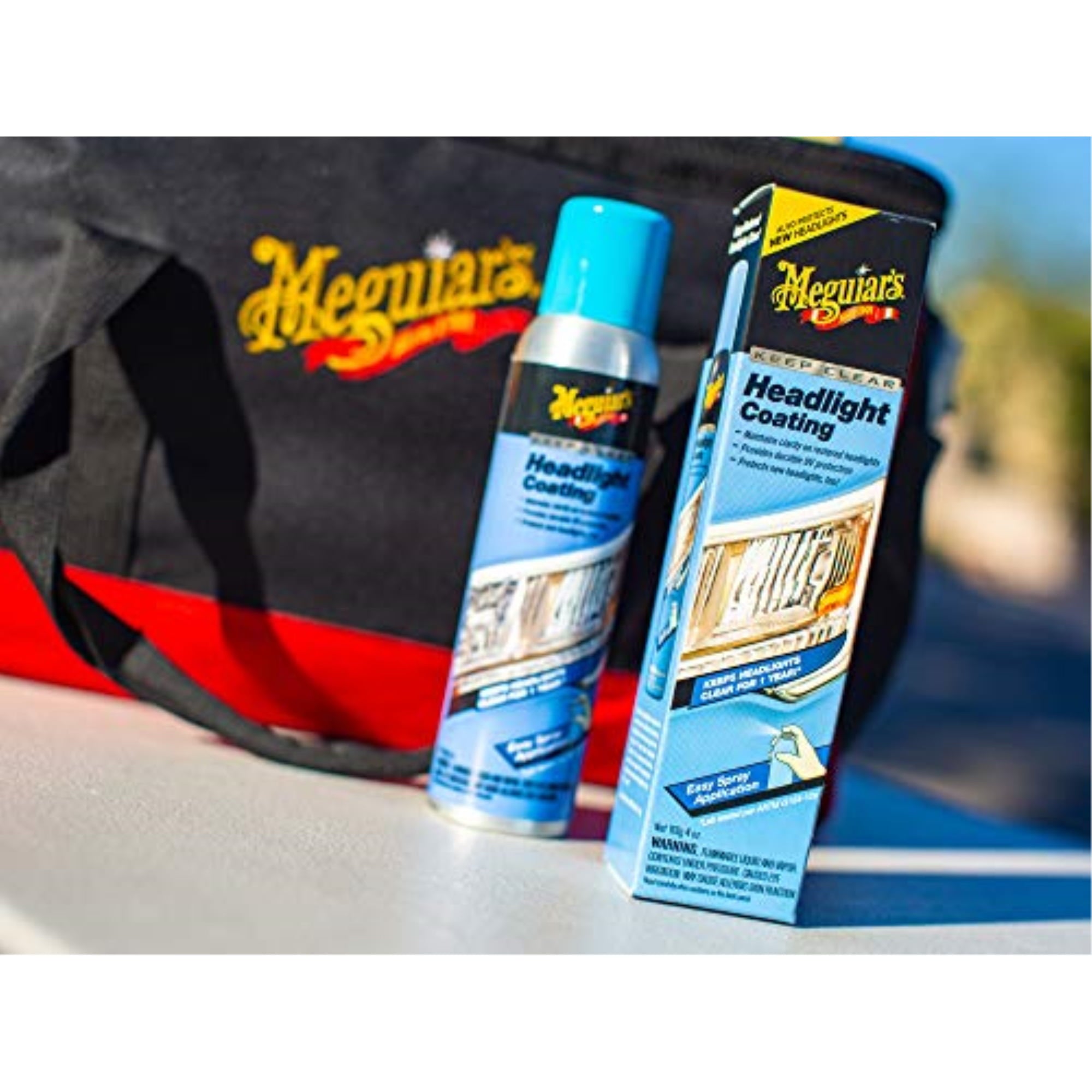 Meguiar's Keep Clear Headlight Coating - Maintain The Clarity Of Your Headlights, G17804, 4 Oz