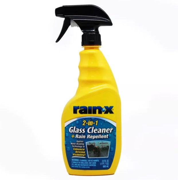 Rain-x Glass Cleaner + Rain Repellent, 23 oz