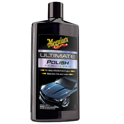 Meguiar's Ultimate Polish, High-Gloss Pre-Wax Car Polish, 20 fl. oz.