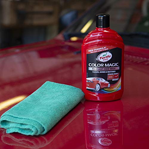 Turtle Wax 52711 Color Magic Car Paintwork Polish & Shine 500ml Red