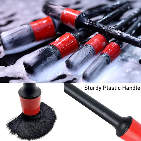 Wheel Brushes 15 PCS Car Detailing Brush Set Car Interior Cleaning Kit Includes Detail Brushes Wheel Brush Wheel Tire Brush Kit