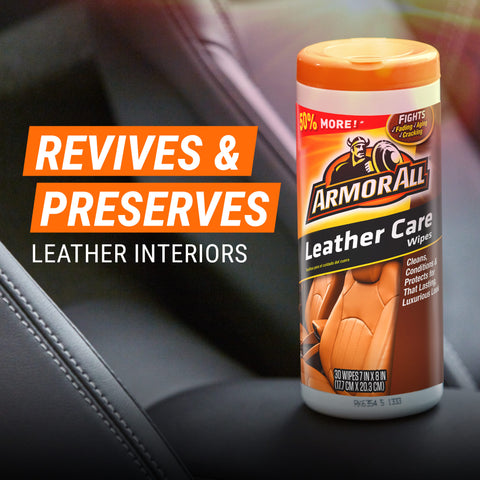 Armor All Leather Care Automotive Wipes (30 Count)