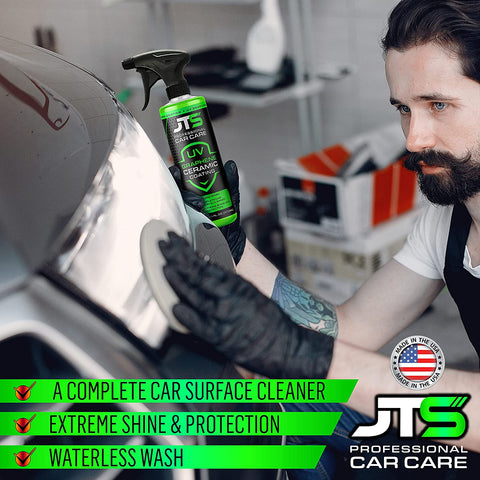 JT's Advanced UV True Graphene Ceramic Spray Coating, Extreme Shine & Stronger Than Car Wax Polish or Top Coat Polymer Paint Sealant for Car, Truck, RV, Boat 16 Fl Oz