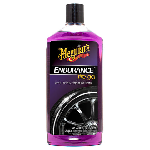 Meguiar's Endurance Tire Gel, Rich Purple Liquid, Glossy Shine - Tire Care, 16 Oz