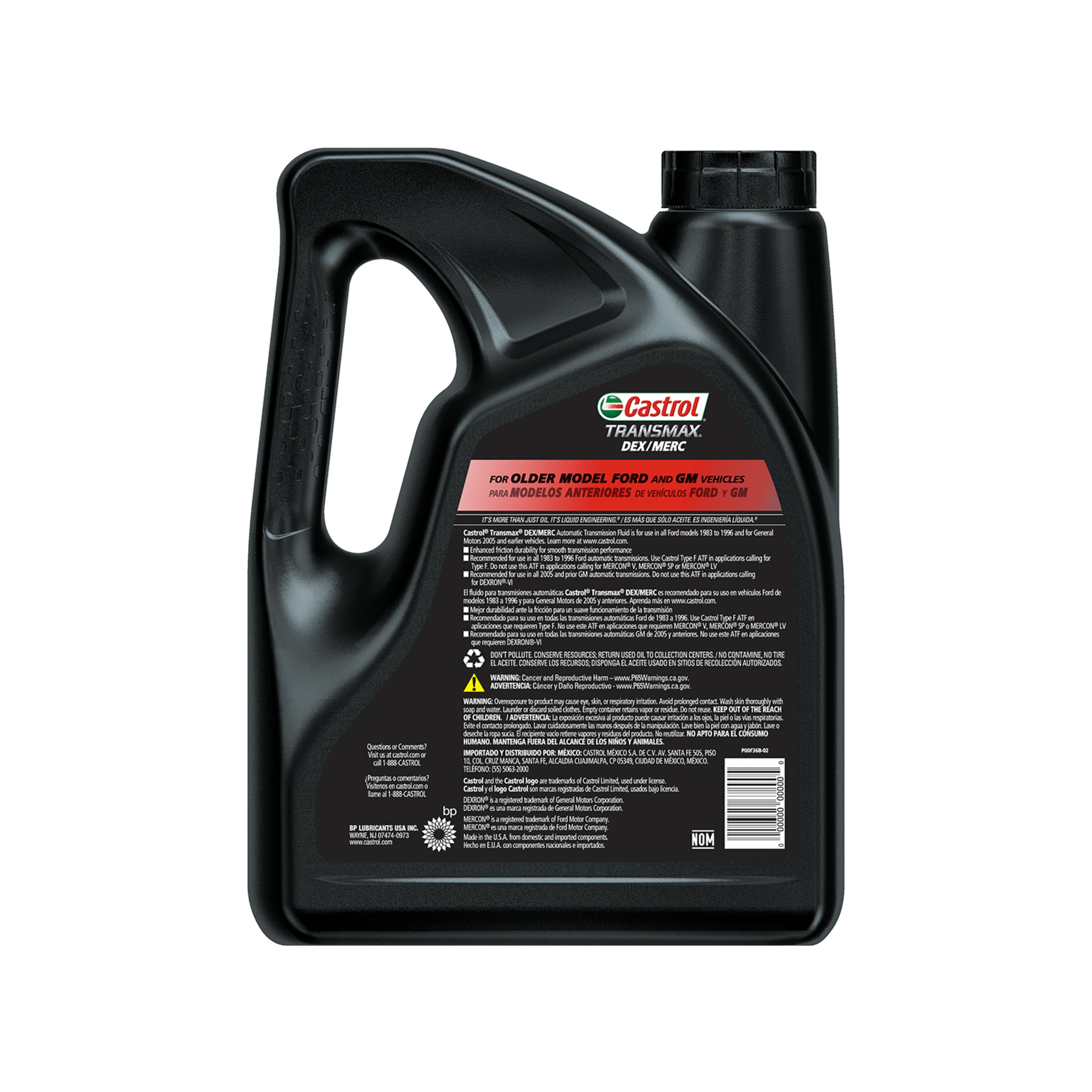 Castrol Transmax DEX/MERC Automatic Transmission Fluid, 1 Gallon