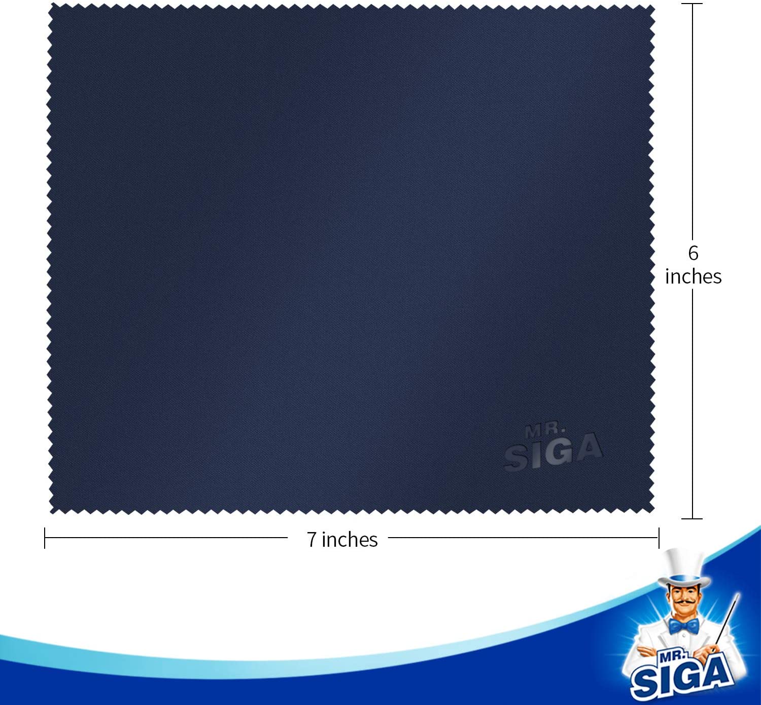 MR.Siga Premium Microfiber Cleaning Cloths for Glasses